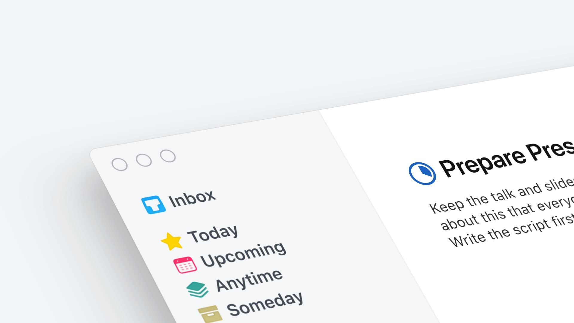 Official Things product image showing the task manager running across Apple devices.