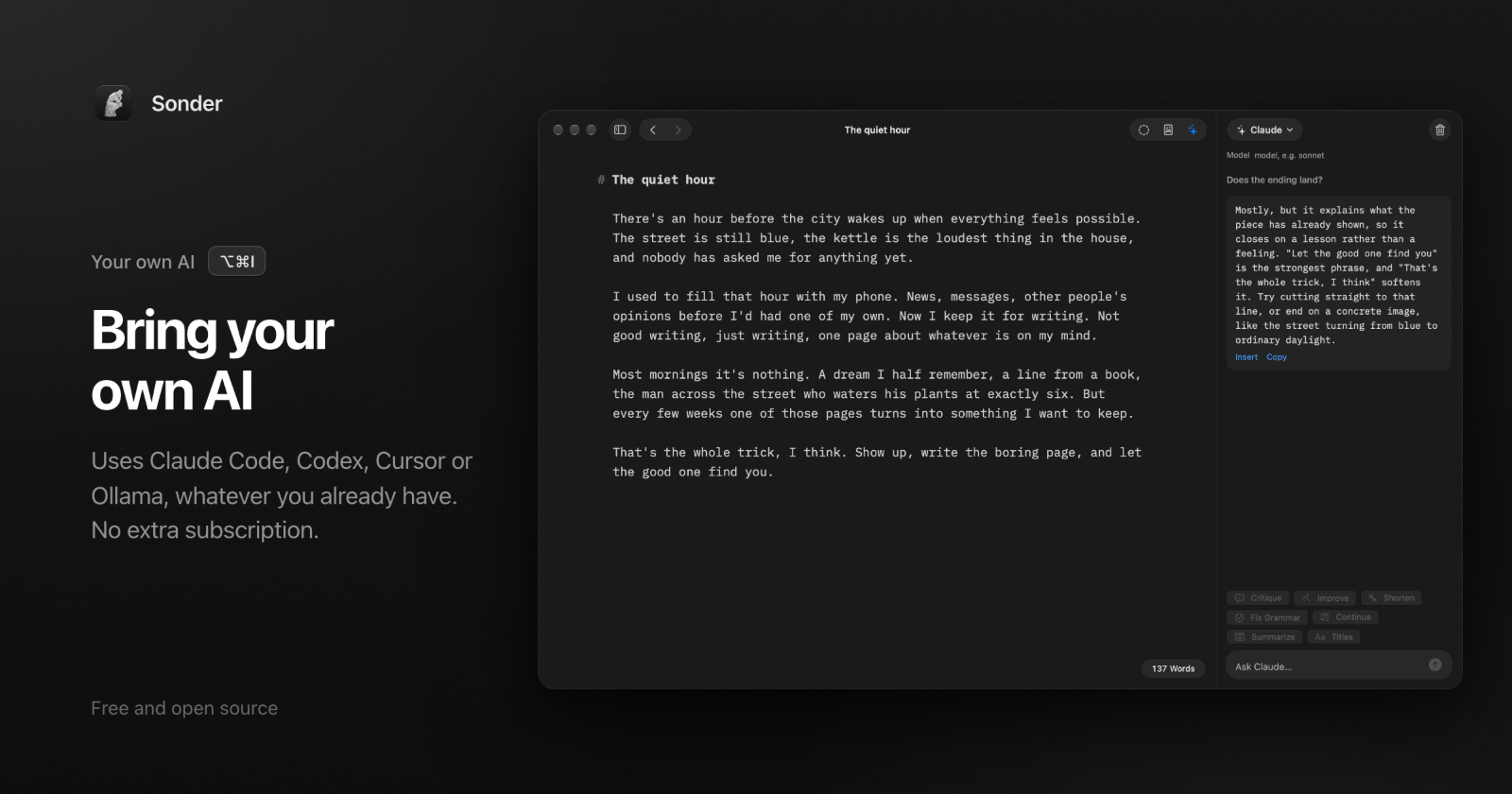 Sonder Markdown Editor screenshot 4