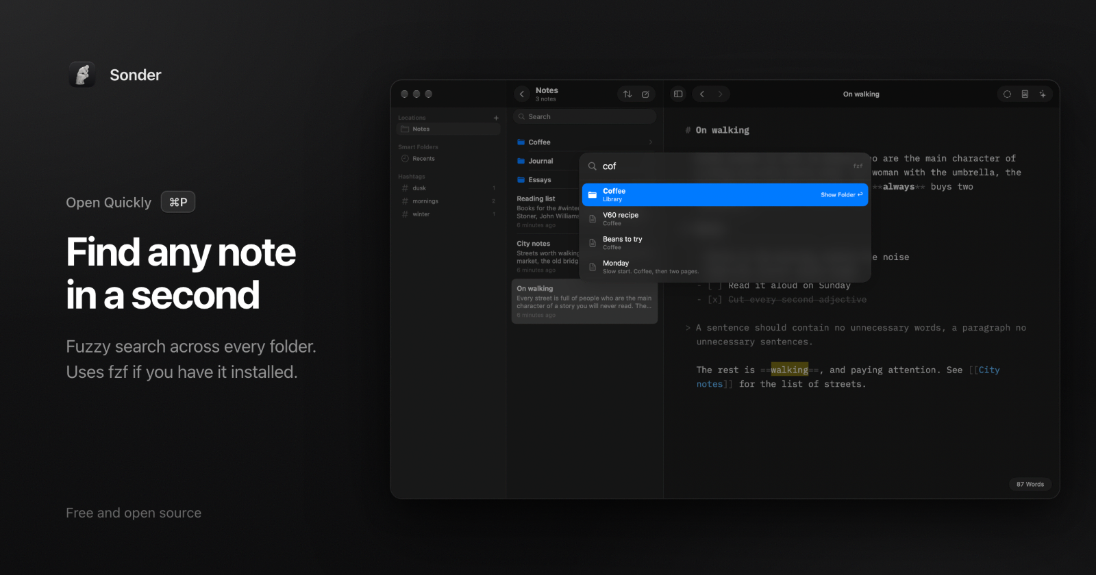 Sonder Markdown Editor screenshot 3